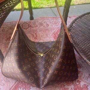 Brown Monogram Shoulder Bag